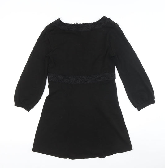 Nine West Women's Black V-Neck Knit Top XS