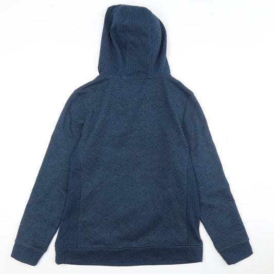 Craghoppers Women's Blue Hooded Henley Hoodie UK Size 12