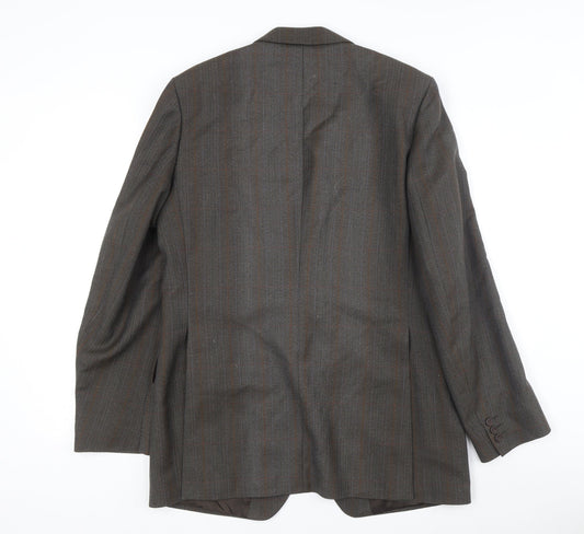 Magee Men's Brown Tweed Blazer 42L Classic Formal
