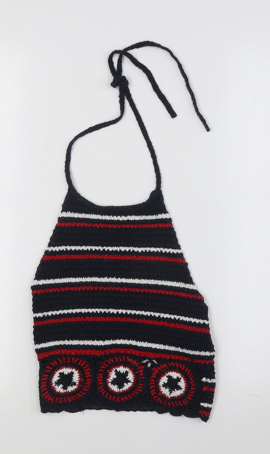 Hollister Women's Striped Knit Halter Camisole Size S