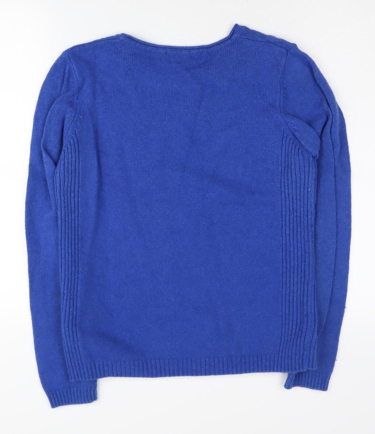 Isle Women's Blue Jumper, Size S, Round Neck