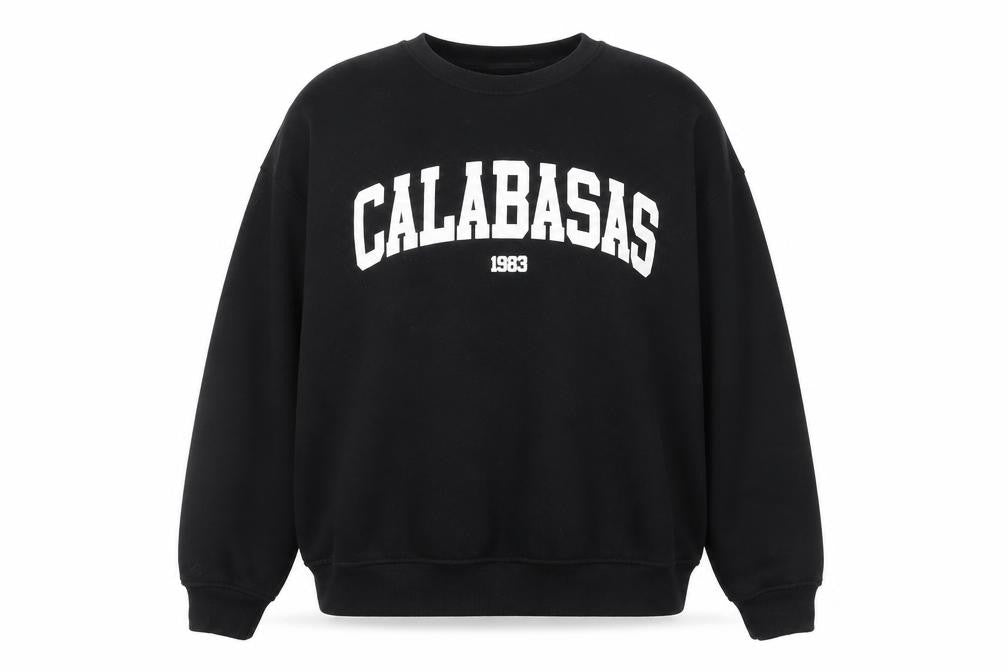Front view of Dunnes Women's Black Pullover Sweatshirt, L - Casual