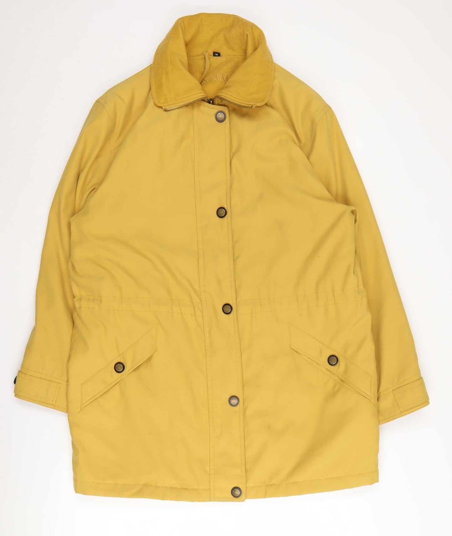 Dannimac Women's Yellow Mid-Length Basic Coat M