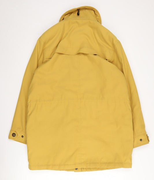 Dannimac Women's Yellow Mid-Length Basic Coat M