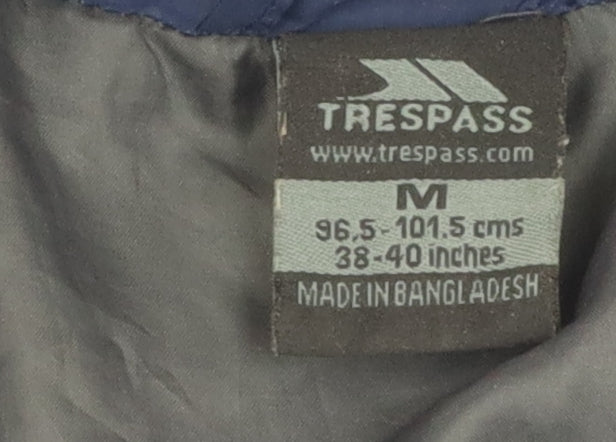 Trespass Men’s Blue Puffer Jacket M Casual Winter
