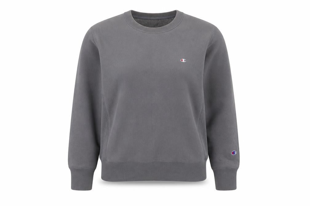 Unisex Adults UK S Regular Champion Grey Pullover Sweatshirt
