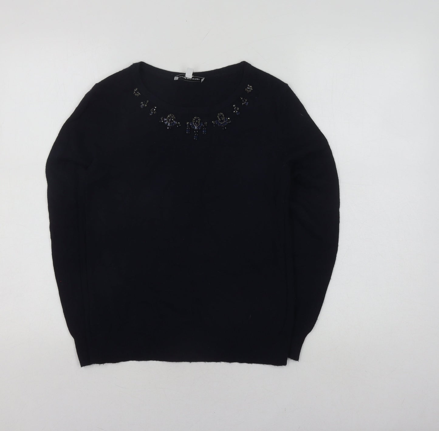 Fenn Wright Manson Women's Black Beaded Pullover, S