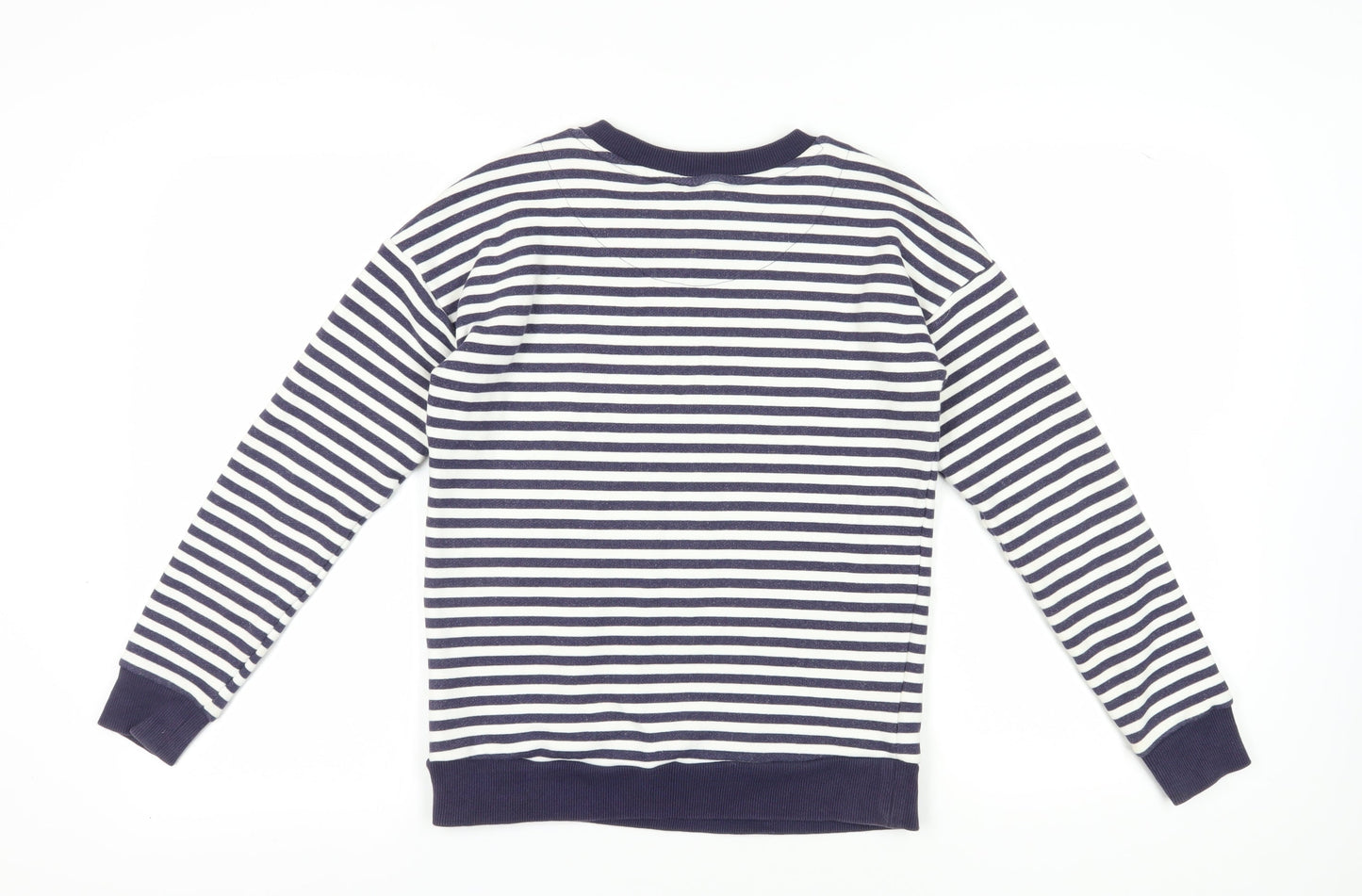 Next Women's Multicoloured Striped Pullover Sweatshirt Size 6