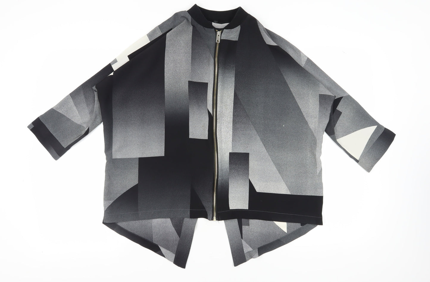 River Island Women's Geometric Zip Top Size 10