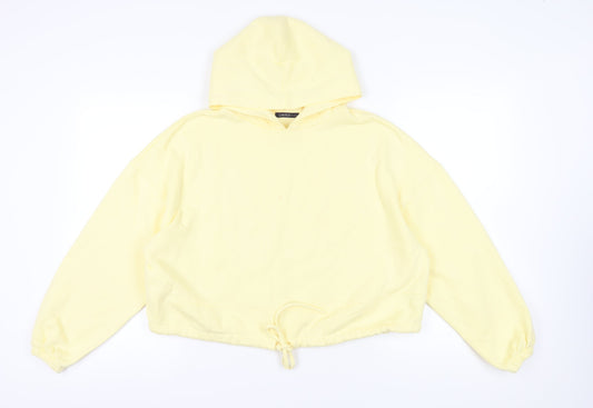 Marks and Spencer Women's Yellow Pullover Hoodie Size 8