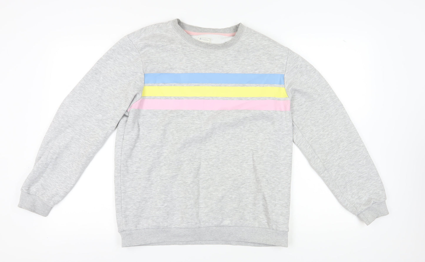 Mountain Warehouse Grey Striped Sweatshirt Unisex Adult Size 16