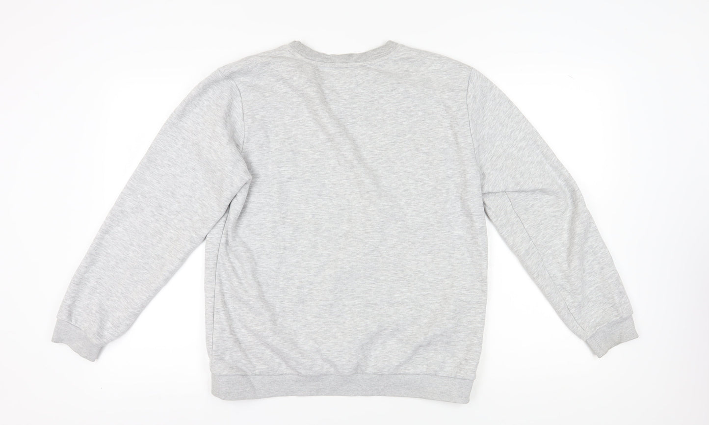 Mountain Warehouse Grey Striped Sweatshirt Unisex Adult Size 16