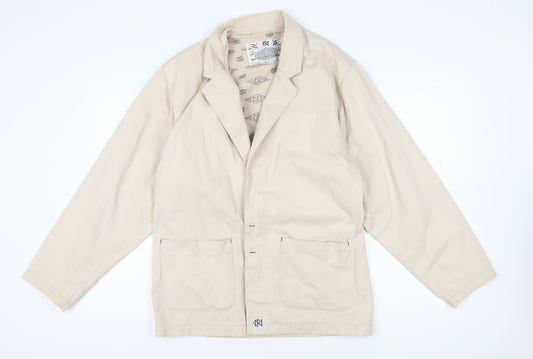North Point Unisex Beige Cotton Jacket L Casual