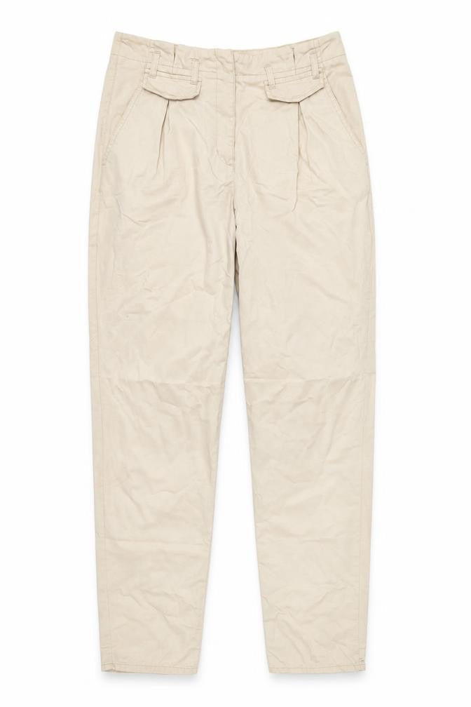 Topshop Women's Beige Chino Trousers Size 12