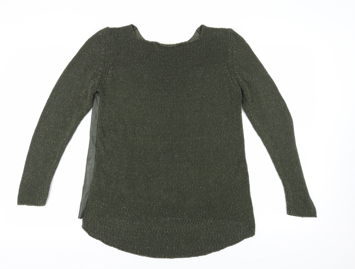 Zara Women's Green Pullover Jumper, Size L