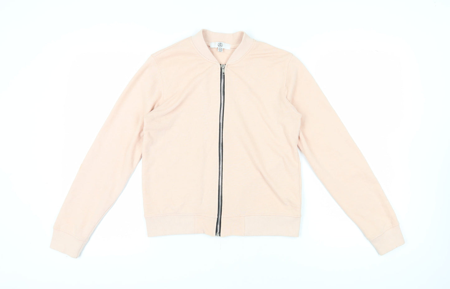 Missguided Beige Full Zip Women's M Sweatshirt