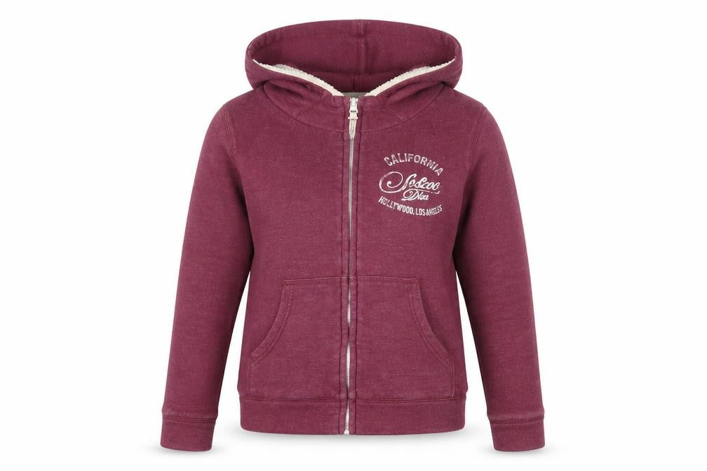Soulcal & Co Women's Purple Full Zip Hoodie Size 10