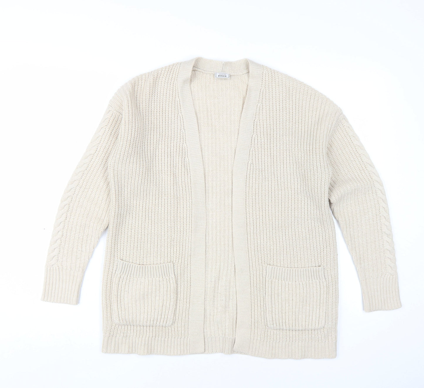 Pimkie Women's Beige Cardigan Knit XS