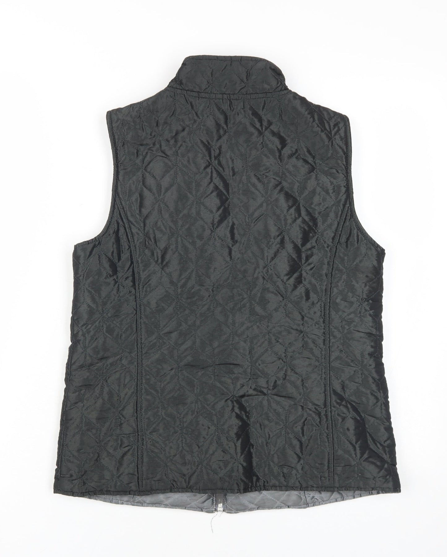Dash Women's Black Quilted Waistcoat Size 10