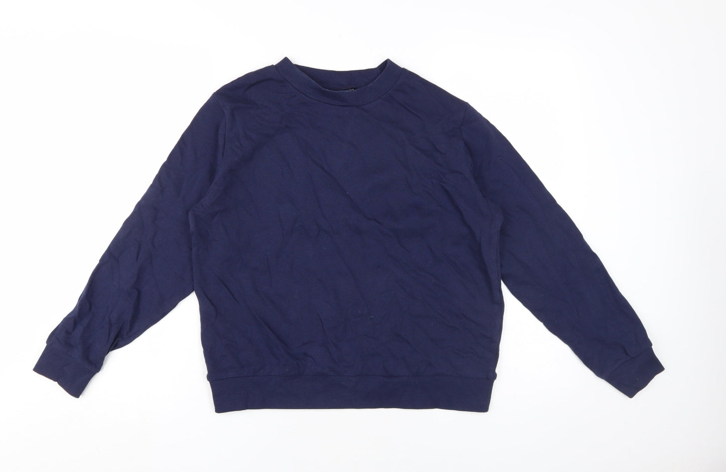 ASOS DESIGN Women's Blue Pullover Sweatshirt, Size 8