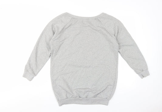 In The Style Grey Women M/L Pullover Sweatshirt