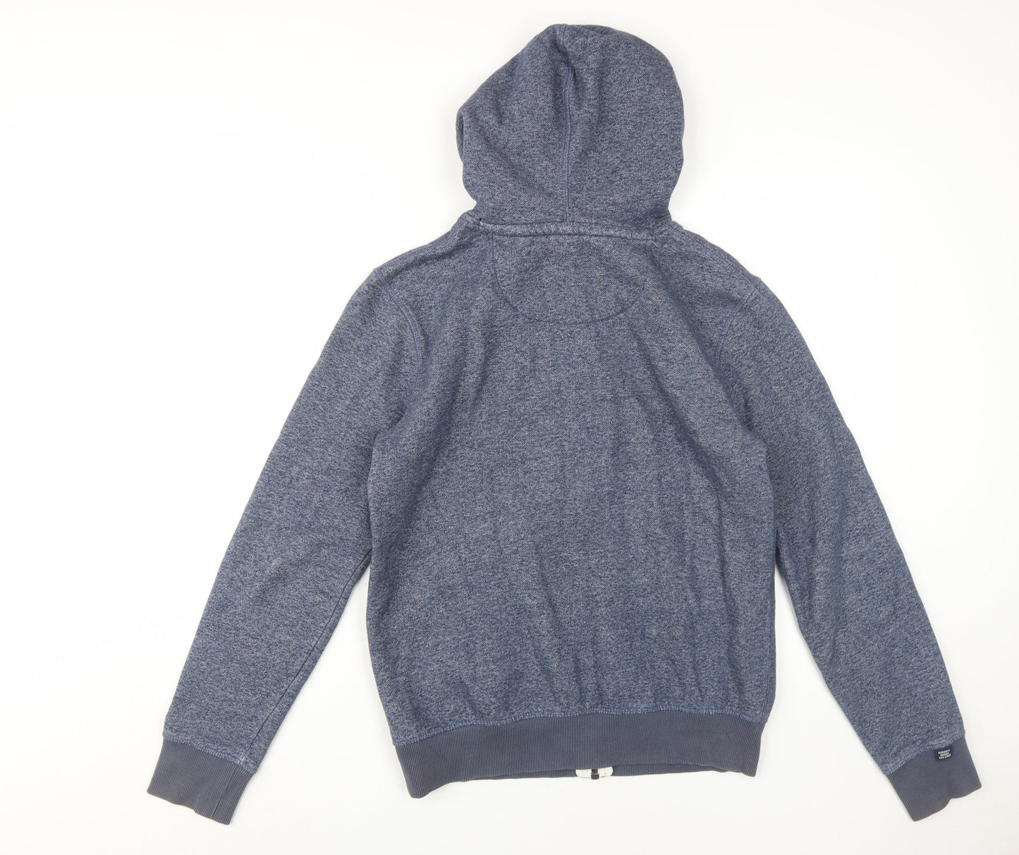 Next Men's Blue Full Zip Hoodie - Size S, Casual Style