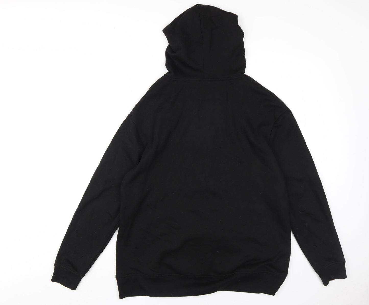 ASOS DESIGN Women's Black Full Zip Hoodie Size 8