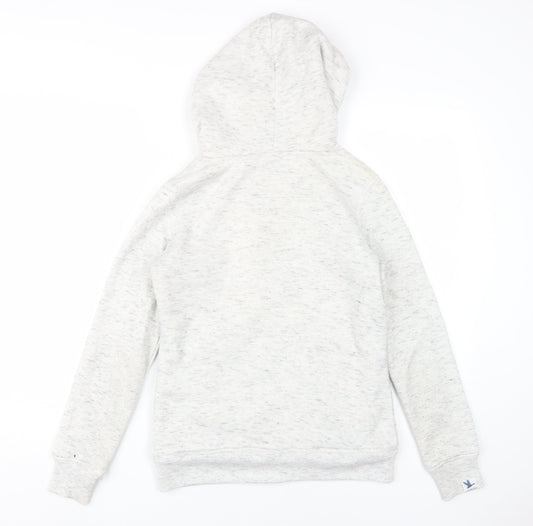 New Look Women's Ivory Hooded Cardigan, Size 8