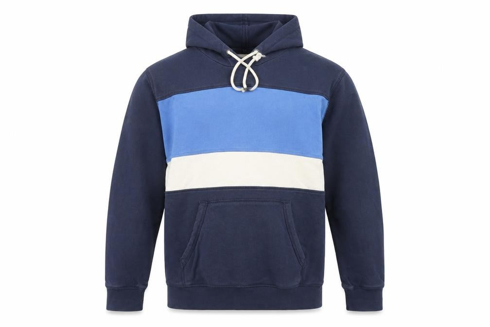 Marks and Spencer Men's Blue Pullover Hoodie - M