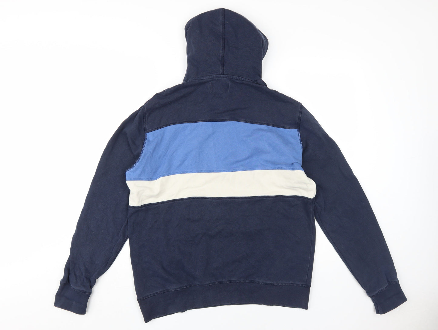 Marks and Spencer Men's Blue Pullover Hoodie - M