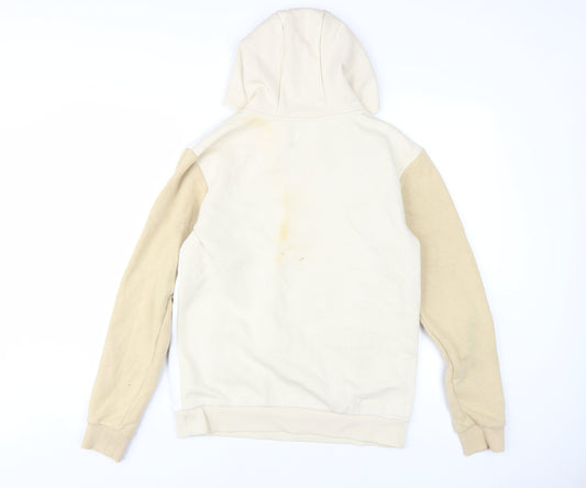 River Island Boys Beige Pullover Hoodie, Size 16 Years