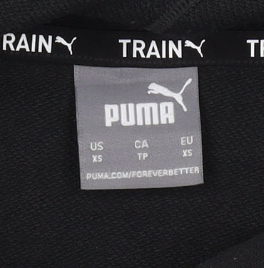 Puma Women's Black Hoodie XS, Activewear, Logo