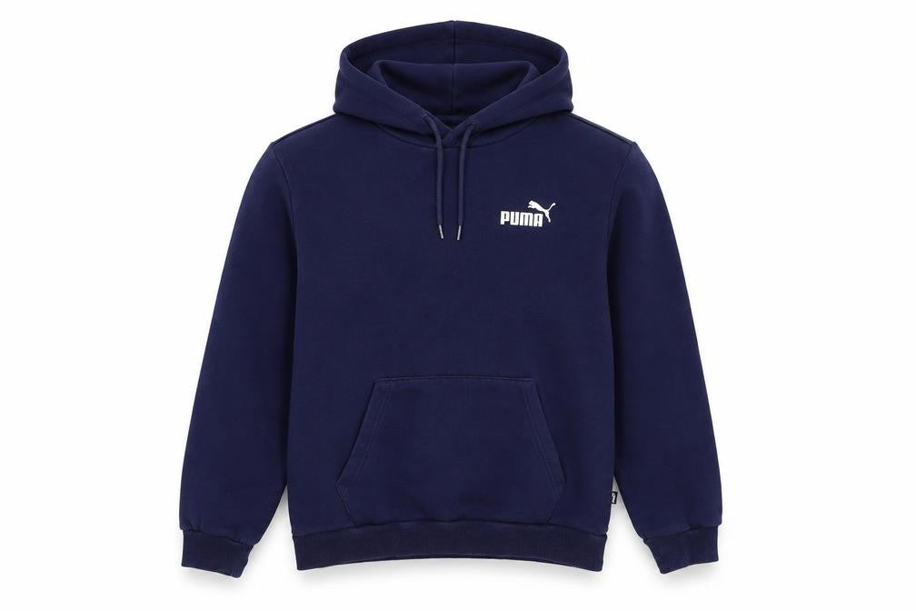 Mens UK S Regular PUMA Blue Pullover Hoodie