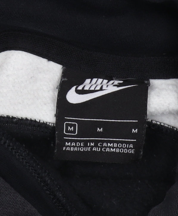 Nike Men's Colourblock Pullover Hoodie, Size M, Black/Grey