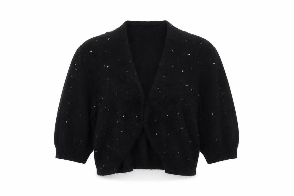 Marks and Spencer Women's Black Cardigan, Size 14