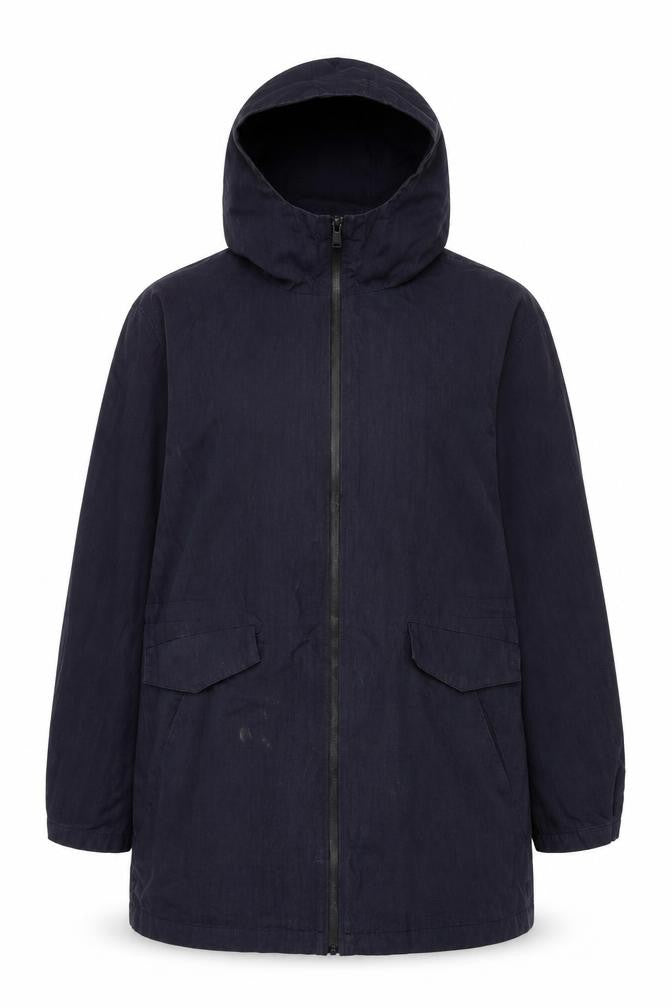 NōMe Womens Black Parka Jacket 2XL Hooded Casual