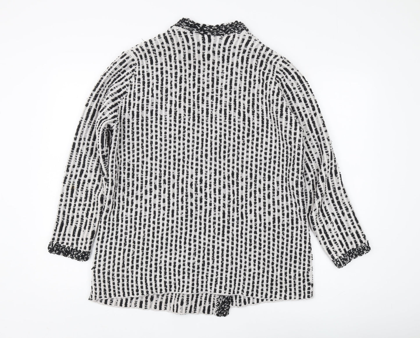 Zara Women's Multicoloured Check Cardigan S