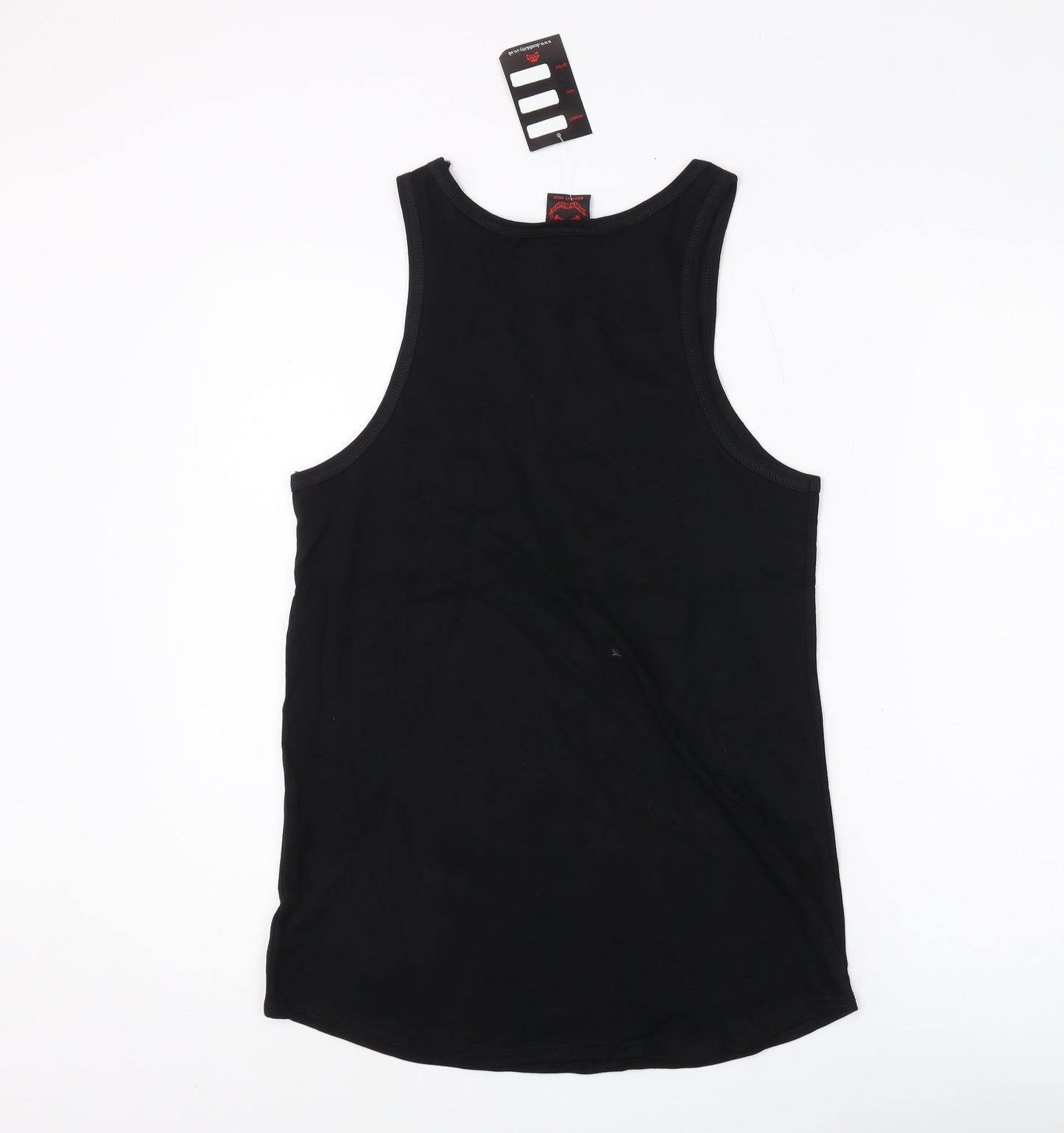 Death Kitty Black Music Tank Top Size 8 Women's