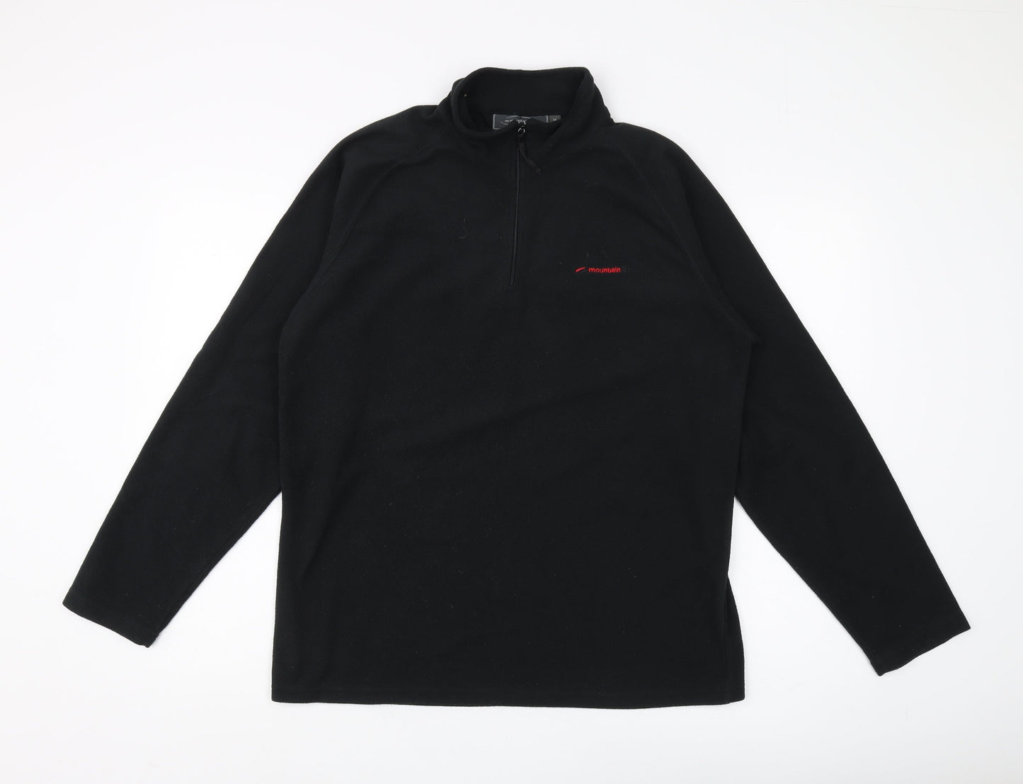 Mountainlife Men's Black Pullover Fleece Sweatshirt M