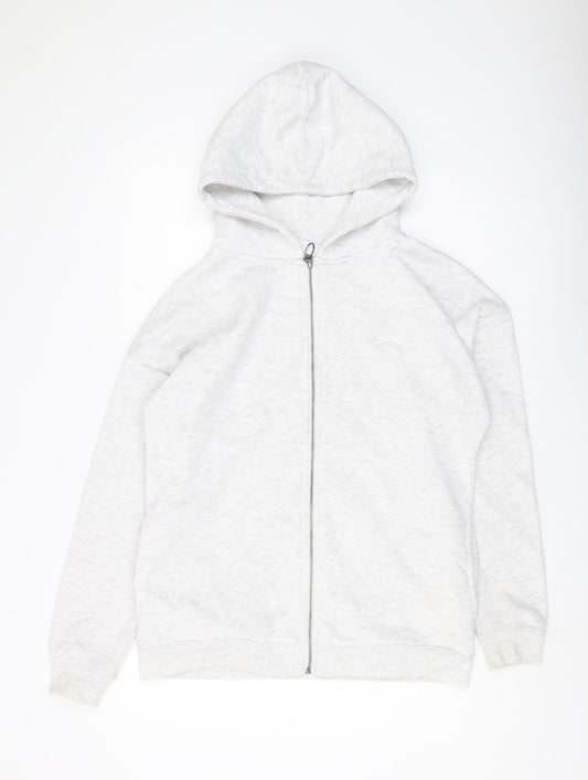Slazenger Women's Grey Full Zip Hoodie Size 10
