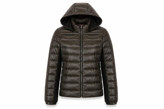 Steve Madden Women's Brown Puffer Jacket M - Hooded