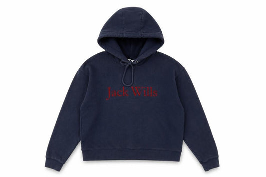 Womens UK 6 Regular Jack Wills Blue Pullover Hoodie