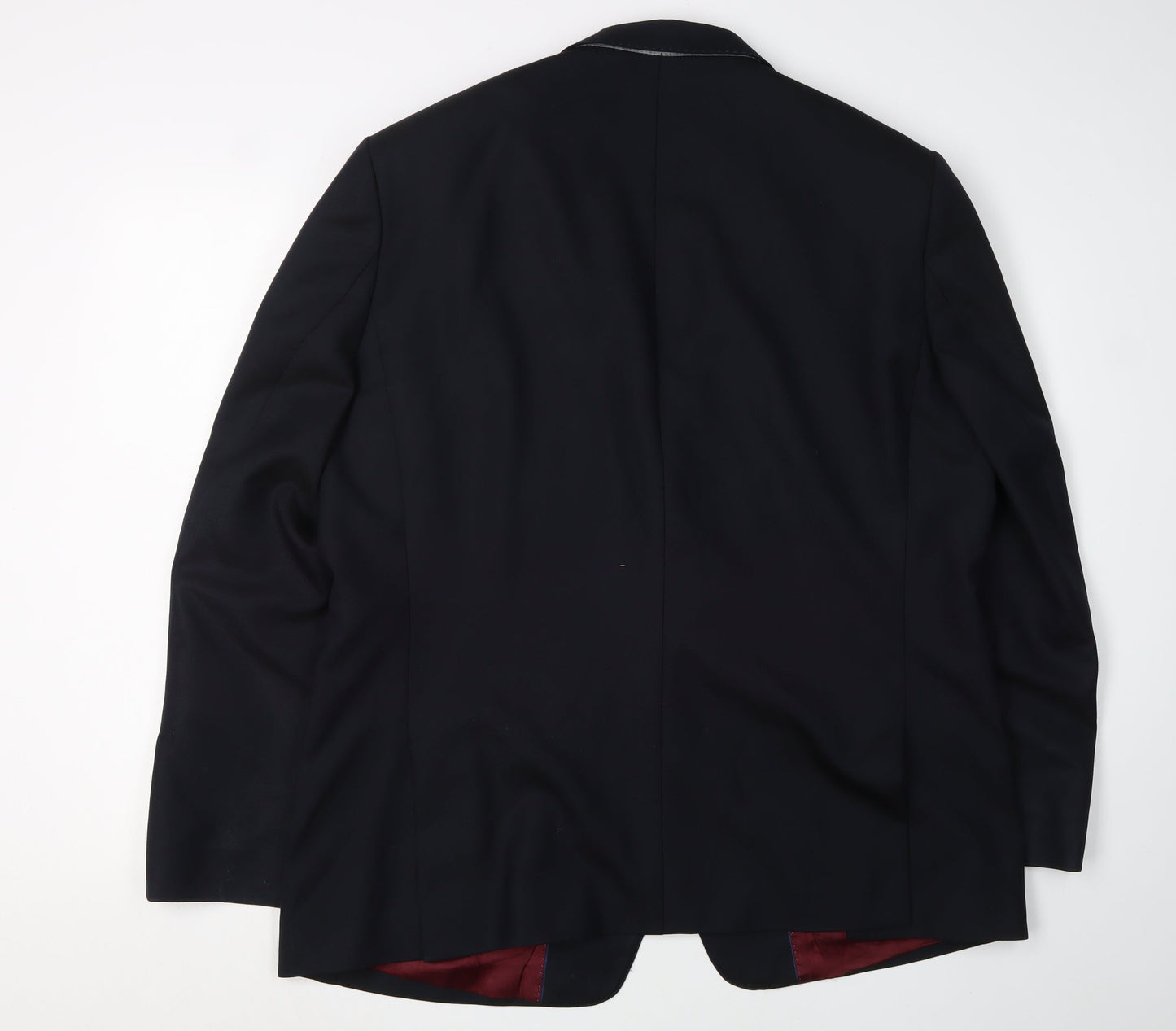 Magee Men's Blue Wool Blazer, Size 46, Regular Fit