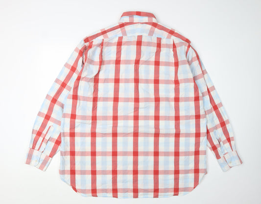 Boden Men's Multicoloured Check Classic Fit Shirt
