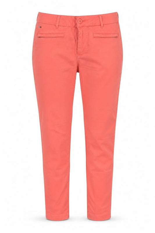 Front view of Hilfiger Denim Women's Pink Skinny Jeans, size 28