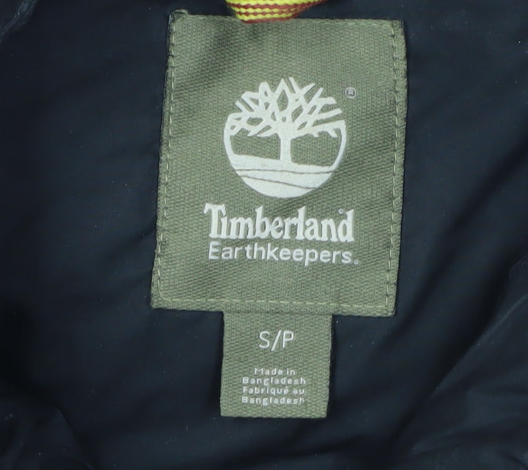Timberland Men’s Black Puffer Waistcoat in Size S