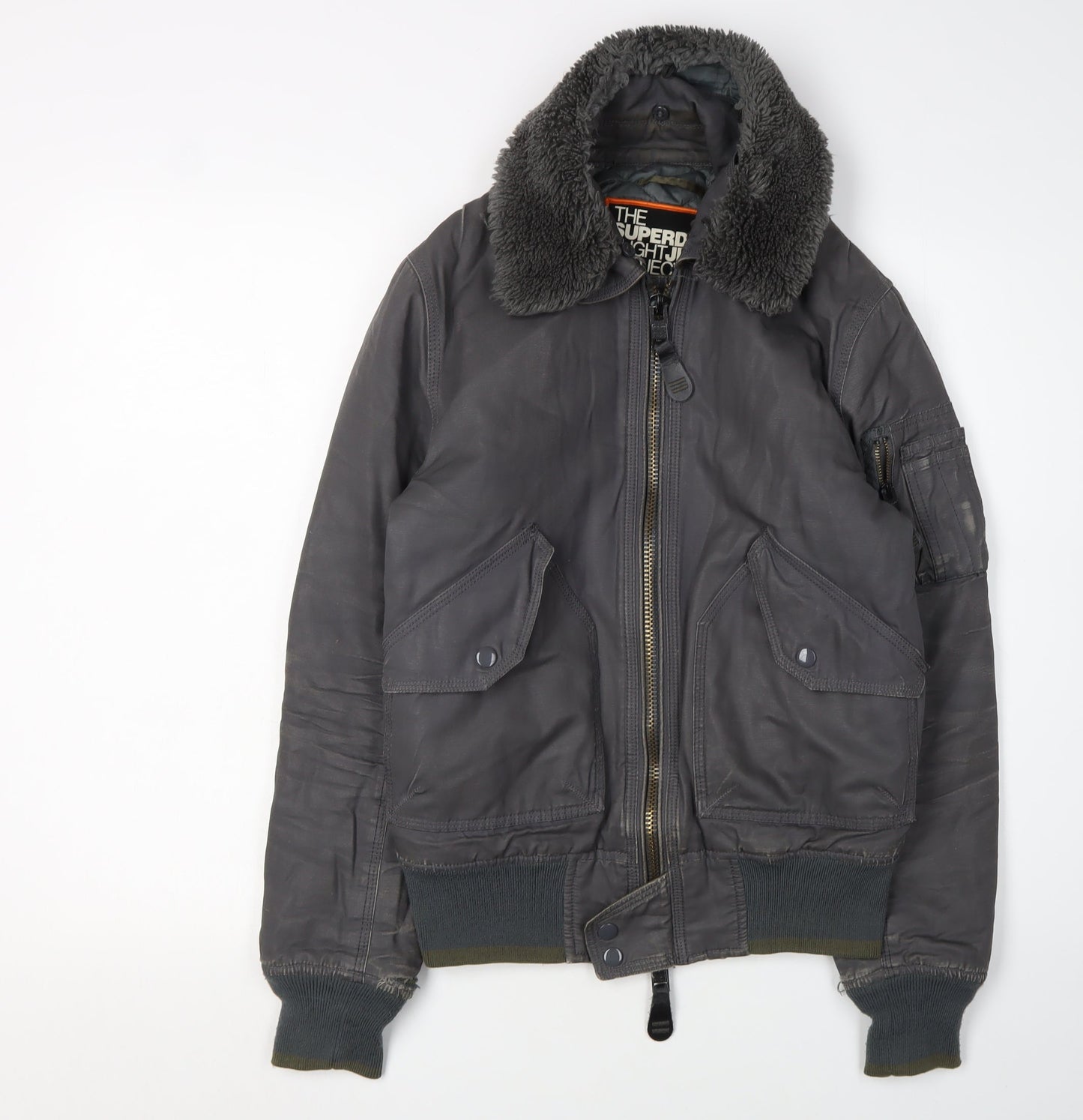 Superdry Men's Black S Bomber Jacket Lined