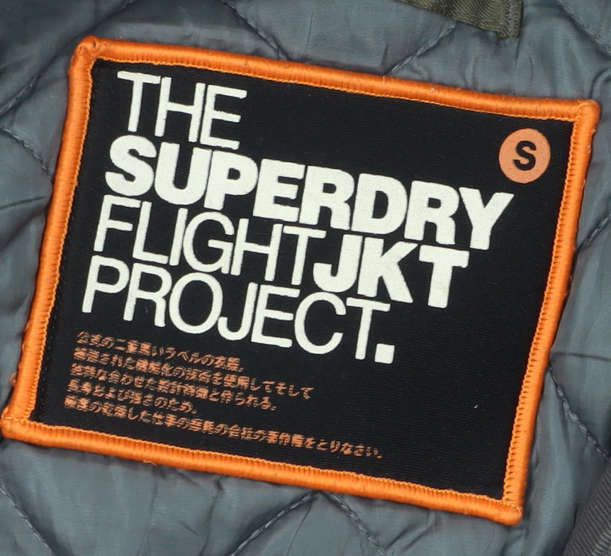 Superdry Men's Black S Bomber Jacket Lined