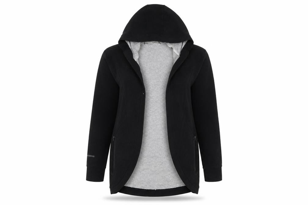 Womens UK 10 Regular Everlast Black Full Zip Hoodie