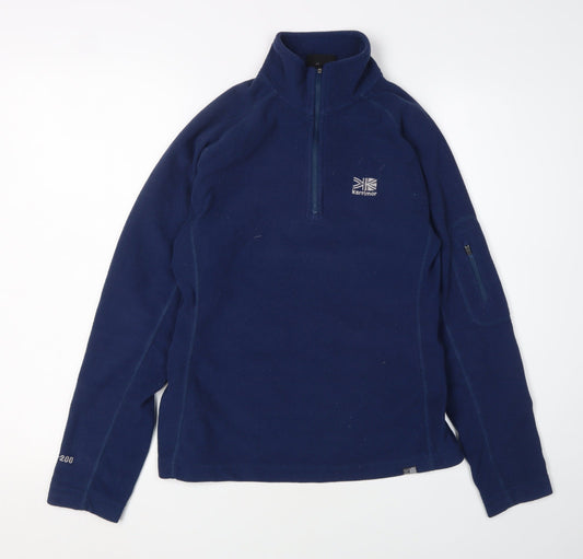 Karrimor Women's Blue Henley Sweatshirt, Size 10